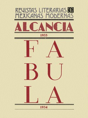 cover image of Alcancía, 1933. Fábula, 1934